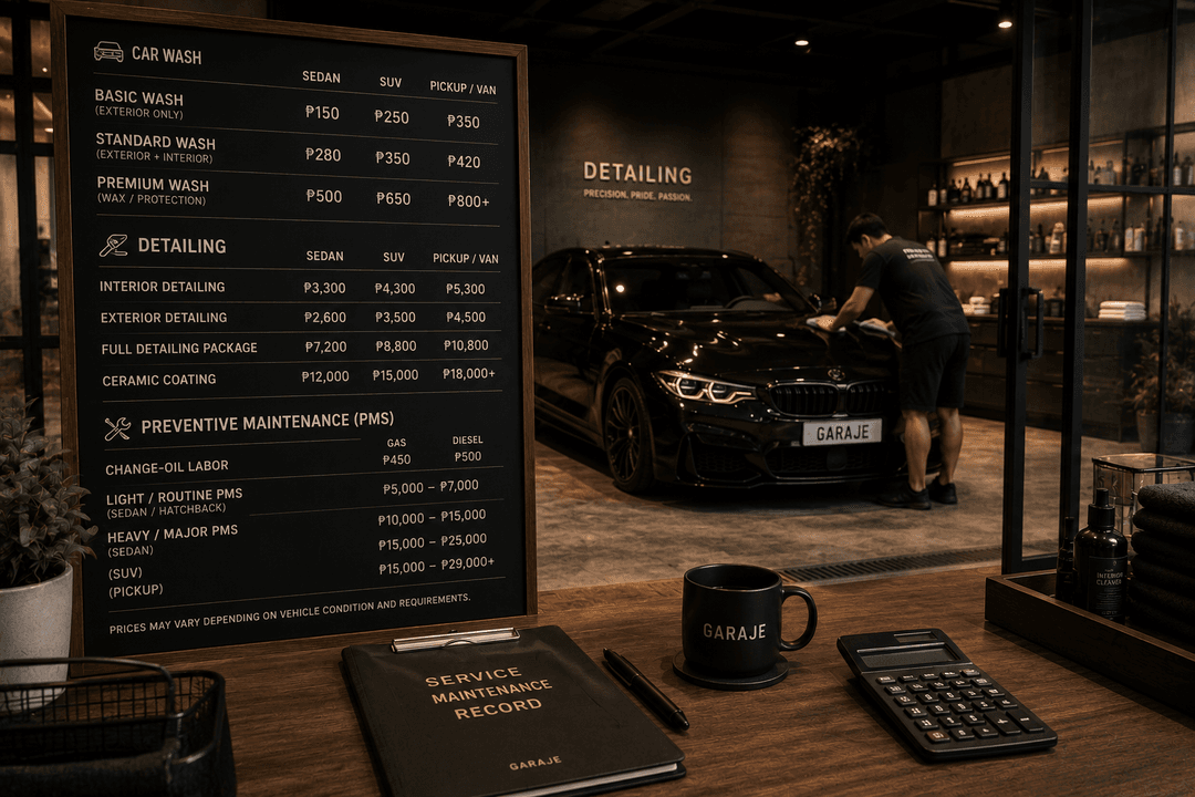 Pricing Your Services: What Metro Manila Shops Charge